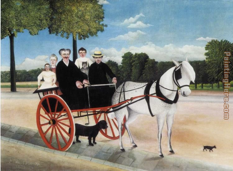 Old Juniere's Cart painting - Henri Rousseau Old Juniere's Cart art painting